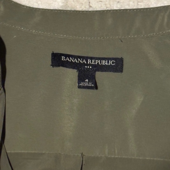 Banana Republic Green Belted Dress - Picture 2 of 3